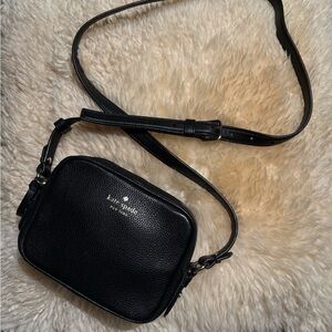 Kate Spade Black Leather Crossbody Bag